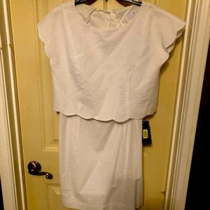 White backless dress